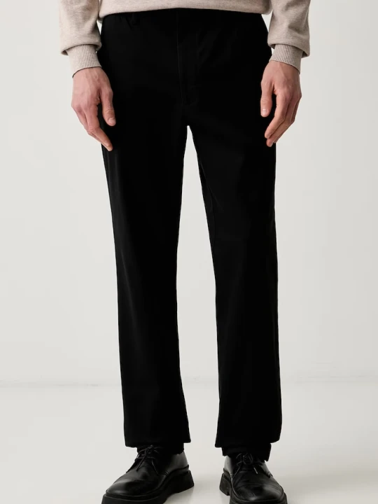 Zdjęcie produktu Calvin Klein spodnie chinos męskie bawełniane z elastanem czarny