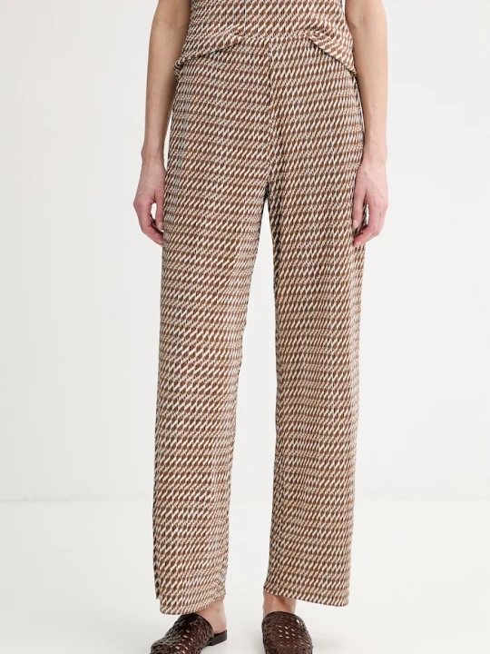 Zdjęcie produktu Calvin Klein spodnie damskie brązowy