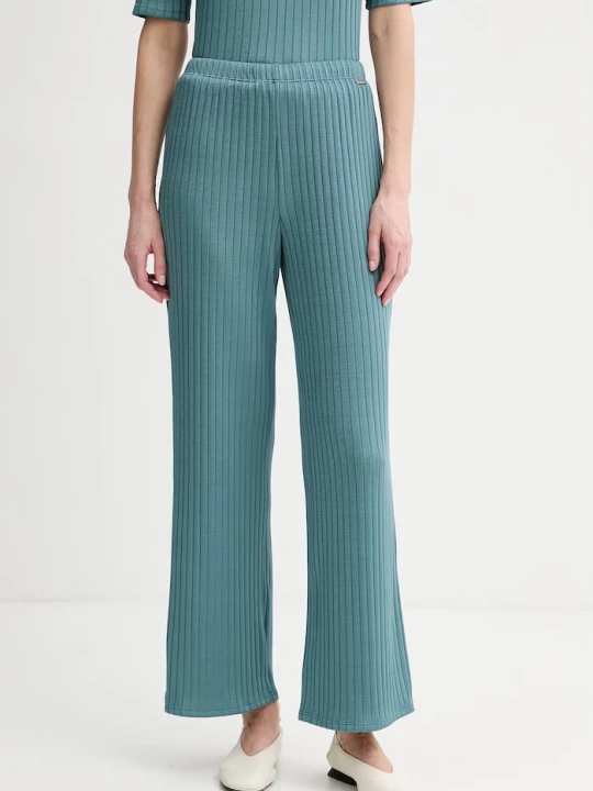 Zdjęcie produktu Calvin Klein spodnie damskie turkusowy