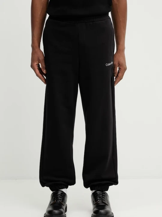 Zdjęcie produktu Calvin Klein spodnie dresowe bawełniane czarny