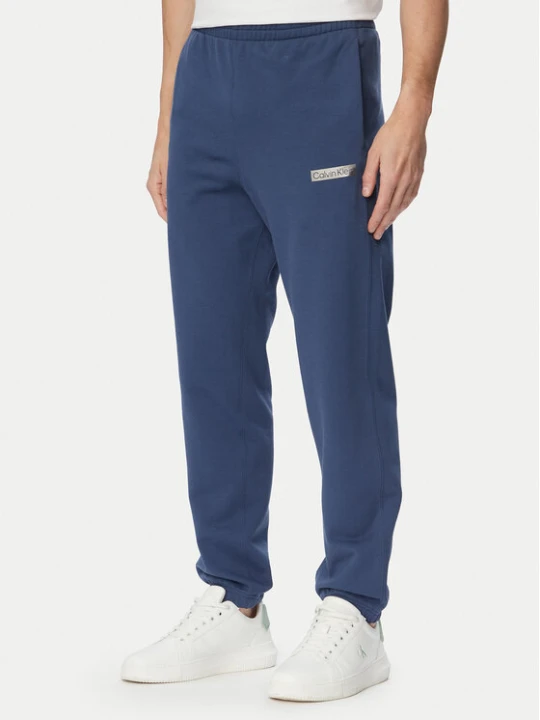 Zdjęcie produktu Calvin Klein Spodnie dresowe LV04LG212G Granatowy Regular Fit