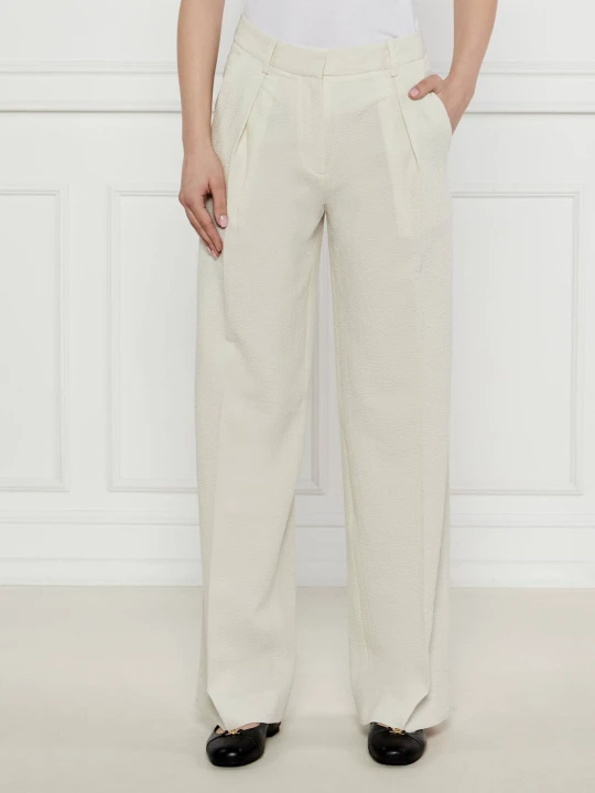 Zdjęcie produktu Calvin Klein Spodnie | flare fit ecru