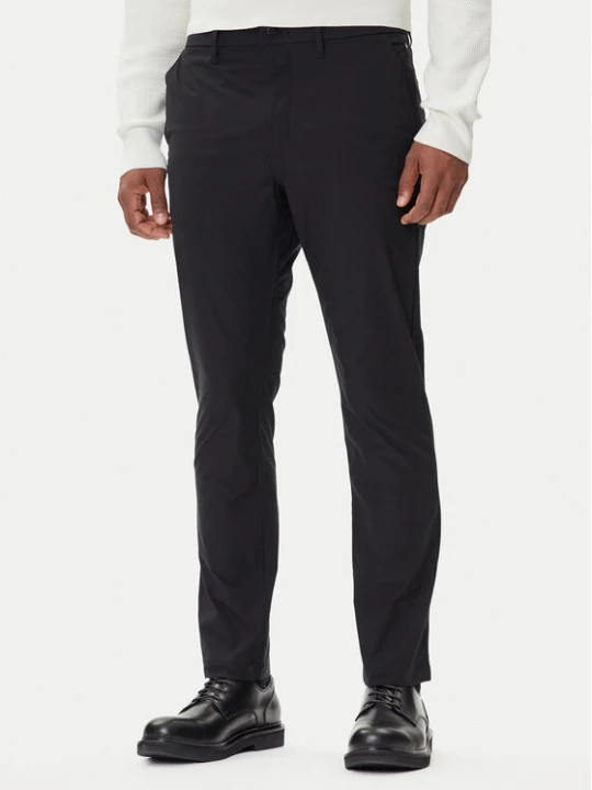 Zdjęcie produktu Calvin Klein Spodnie materiałowe LV04LB610G Czarny Slim Fit