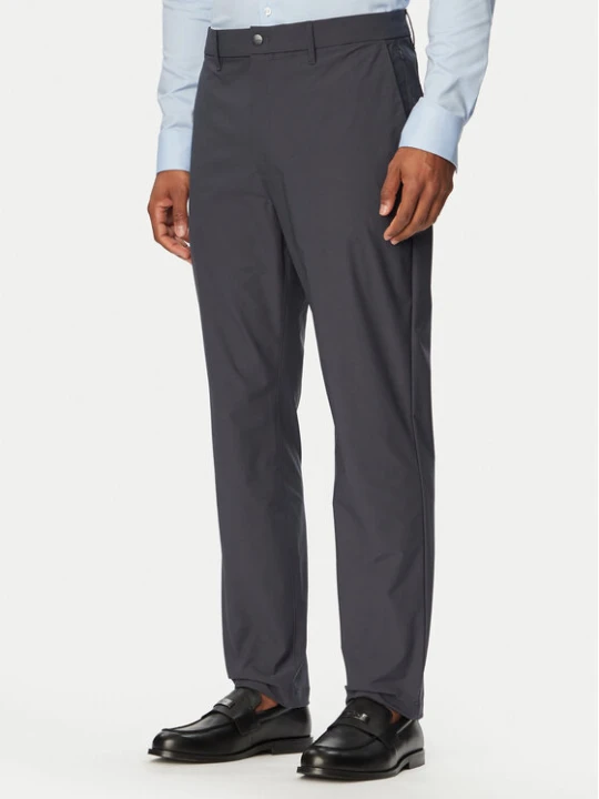 Zdjęcie produktu Calvin Klein Spodnie materiałowe LV04LB610G Granatowy Slim Fit