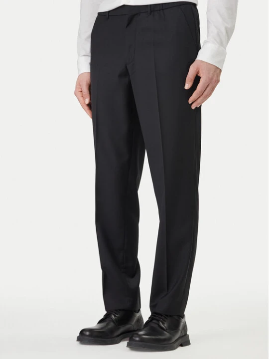 Zdjęcie produktu Calvin Klein Spodnie materiałowe LV04LF623G Czarny Tapered Fit