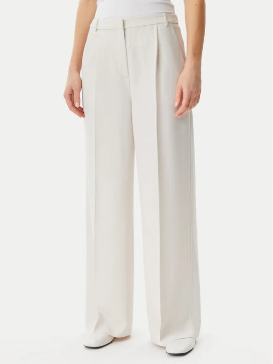 Zdjęcie produktu Calvin Klein Spodnie materiałowe Travel Twill K20K208214 Szary Wide Leg
