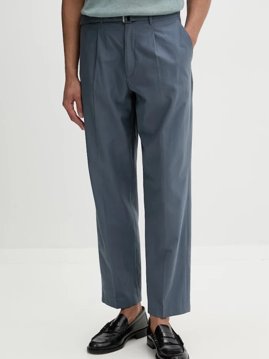 Zdjęcie produktu Calvin Klein spodnie męskie z bawełną szary