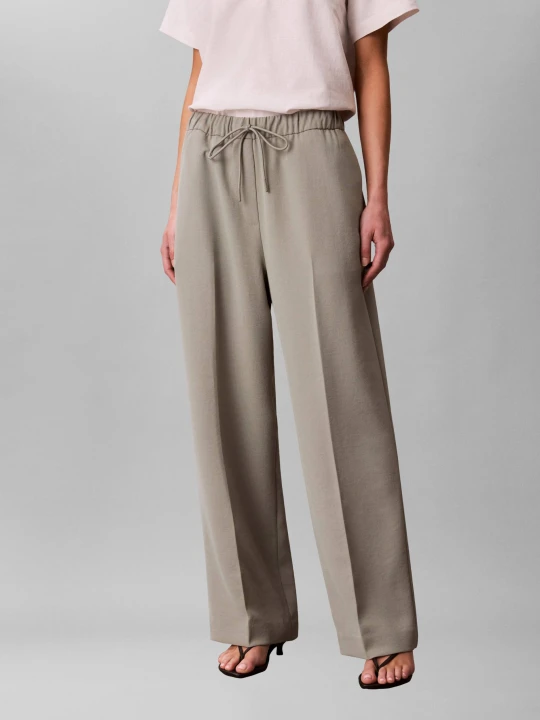 Zdjęcie produktu Calvin Klein Spodnie | Relaxed fit zielony