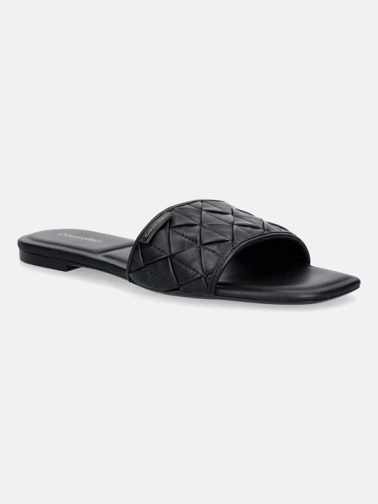 Zdjęcie produktu Calvin Klein SQUARE FLAT SNDL WOVEN LTH czarny
