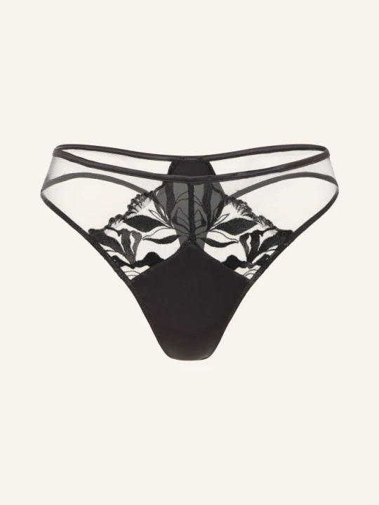 Zdjęcie produktu Calvin Klein Stringi Ck Black Floral Lace schwarz