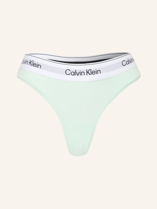 Zdjęcie produktu Calvin Klein Stringi Icon Cotton Modal gruen MIĘTOWY