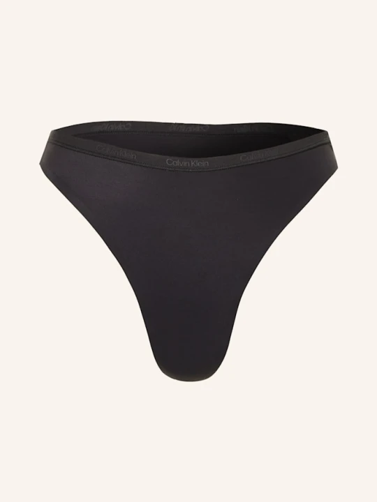 Zdjęcie produktu Calvin Klein Stringi Perfectly Fit schwarz CZARNY