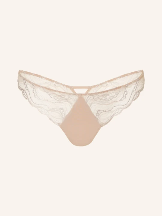 Zdjęcie produktu Calvin Klein Stringi Sensual Strech Lace beige