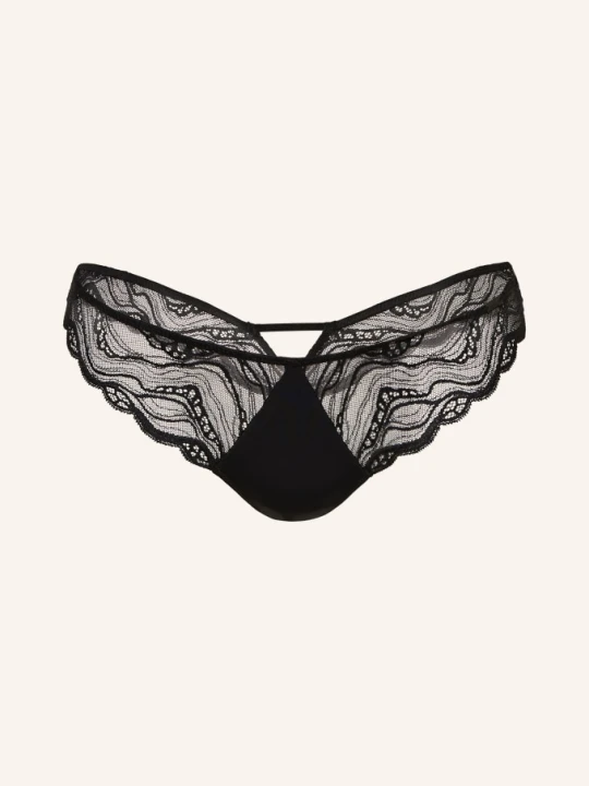 Zdjęcie produktu Calvin Klein Stringi Sensual Strech Lace schwarz CZARNY