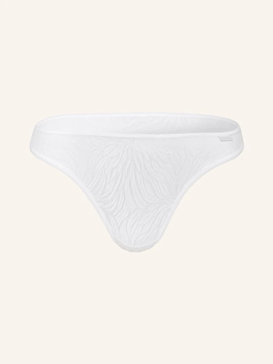 Zdjęcie produktu Calvin Klein Stringi Sheer Marquisett weiss BIAŁY