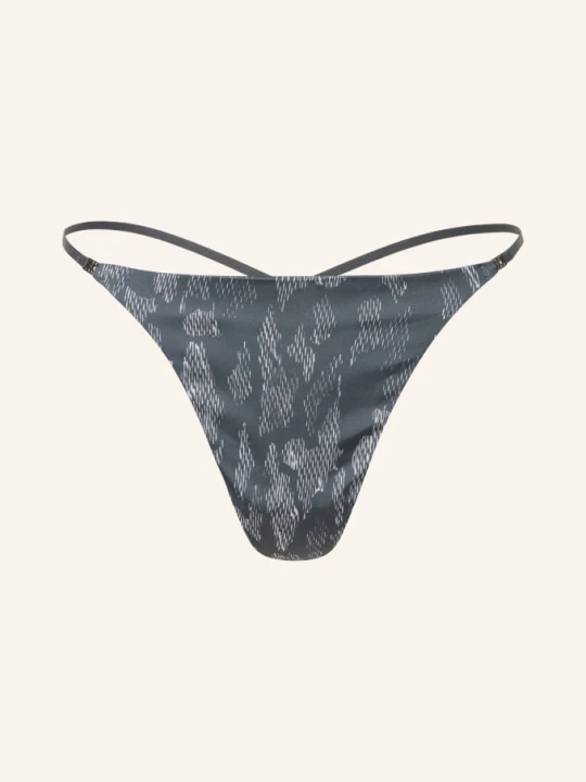 Zdjęcie produktu Calvin Klein Stringi Signature Satin grau