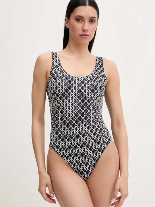 Zdjęcie produktu Calvin Klein strój kąpielowy jednoczęściowy damski czarny