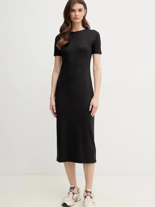 Zdjęcie produktu Calvin Klein sukienka bawełniana czarny