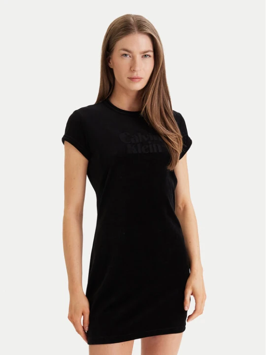 Zdjęcie produktu Calvin Klein Sukienka codzienna Calvin Klein-Lv047E223G Ub1 LV047E223G Czarny Slim Fit