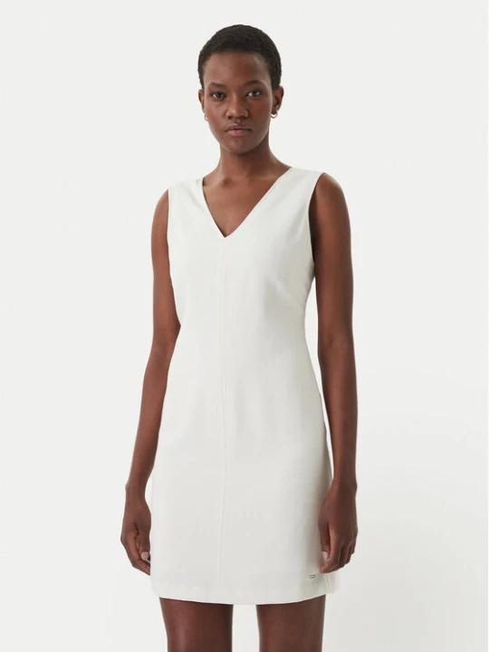 Zdjęcie produktu Calvin Klein Sukienka codzienna LV044F012G Écru Regular Fit Kremowy