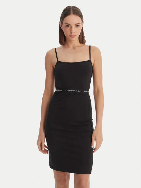 Zdjęcie produktu Calvin Klein Sukienka codzienna LV047F289G Czarny Slim Fit