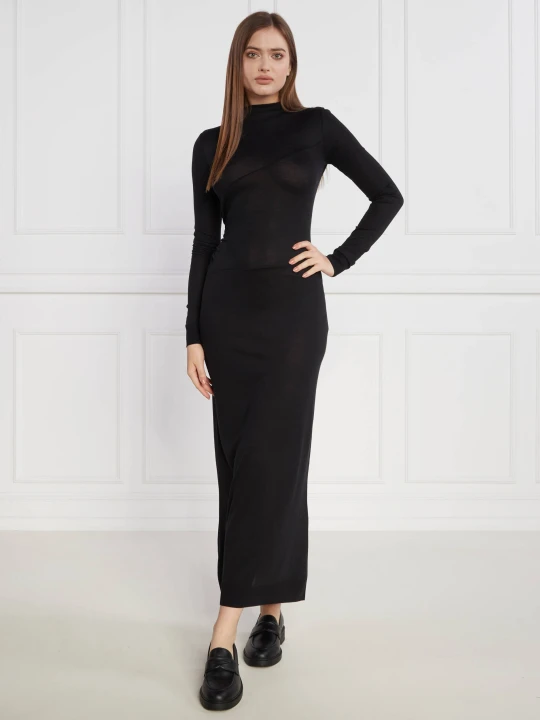 Zdjęcie produktu Calvin Klein Sukienka GATHERED WAIST LYOCELL czarny