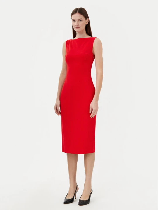 Zdjęcie produktu Calvin Klein Sukienka koktajlowa K20K208140 Czerwony Slim Fit