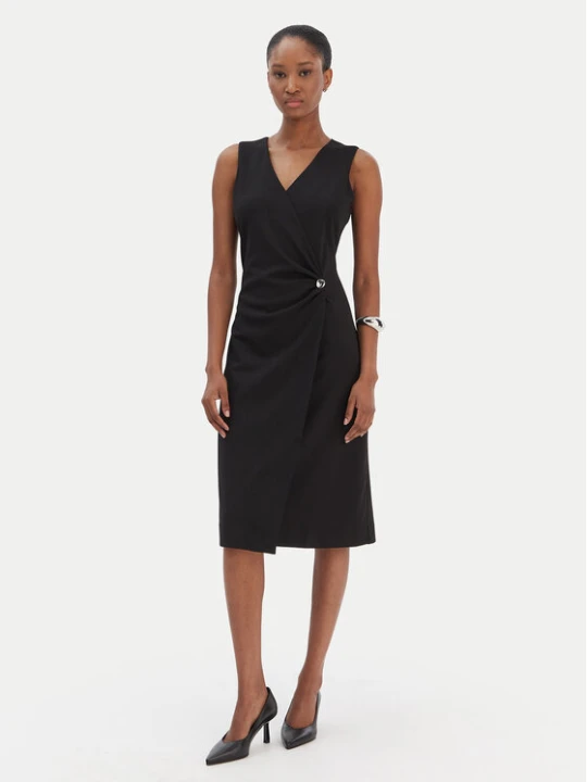 Zdjęcie produktu Calvin Klein Sukienka koktajlowa LV044E047G Czarny Slim Fit