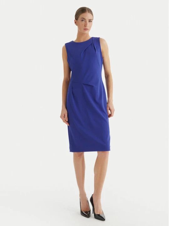 Zdjęcie produktu Calvin Klein Sukienka koktajlowa LV044F018G Niebieski Slim Fit