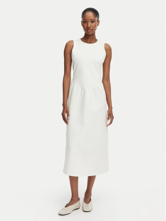 Zdjęcie produktu Calvin Klein Sukienka koktajlowa LV044G207G Kremowy A-Line Fit