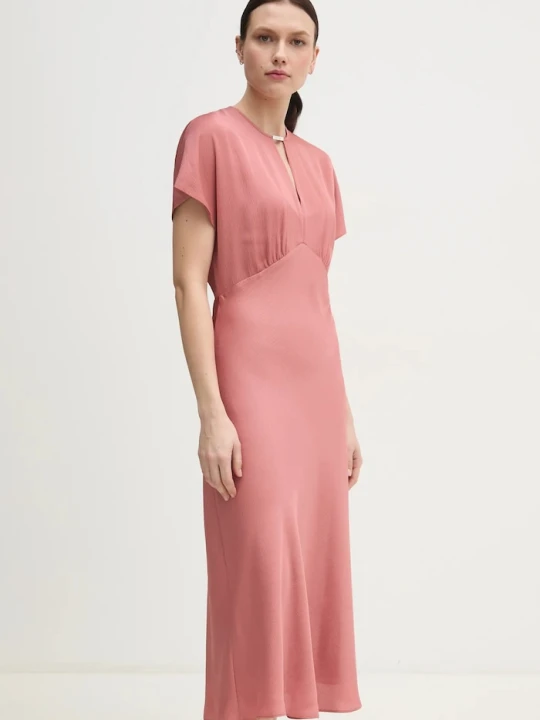 Zdjęcie produktu Calvin Klein sukienka pomarańczowy