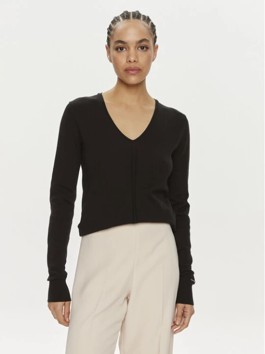 Zdjęcie produktu Calvin Klein Sweter K20K207569 Czarny Regular Fit