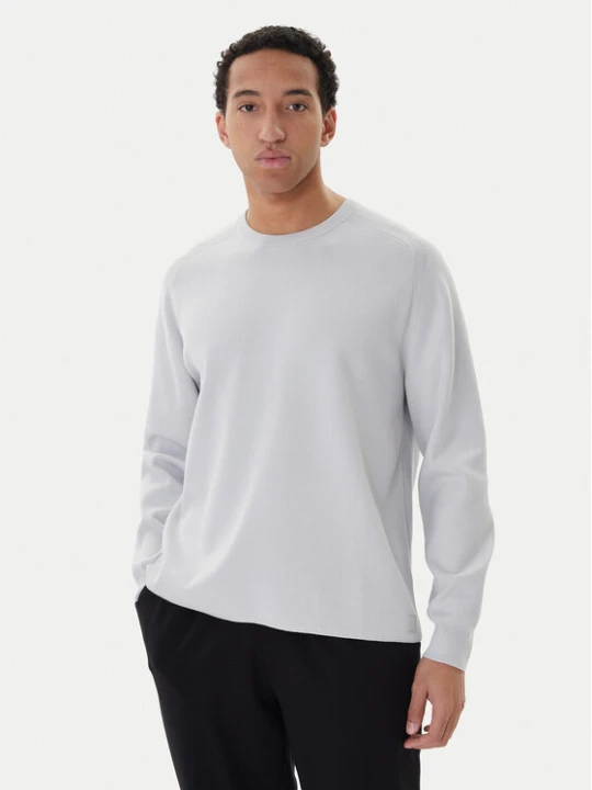 Zdjęcie produktu Calvin Klein Sweter Ls Ck Tech Knit Crwnk LV040BM347 Szary Regular Fit