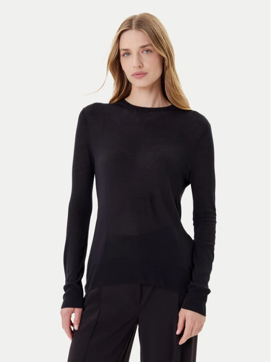 Zdjęcie produktu Calvin Klein Sweter LV044C339G Czarny Regular Fit