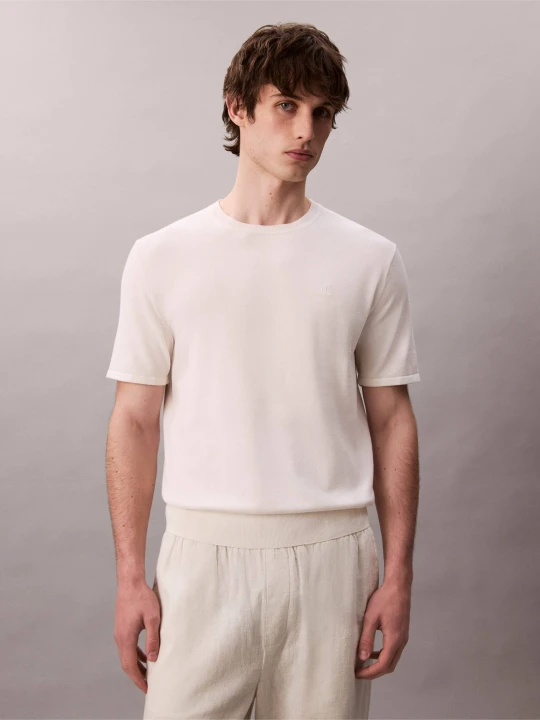 Zdjęcie produktu Calvin Klein Sweter | Regular Fit ecru