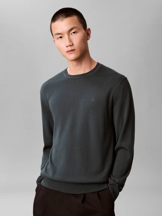 Zdjęcie produktu Calvin Klein Sweter | Regular Fit zielony