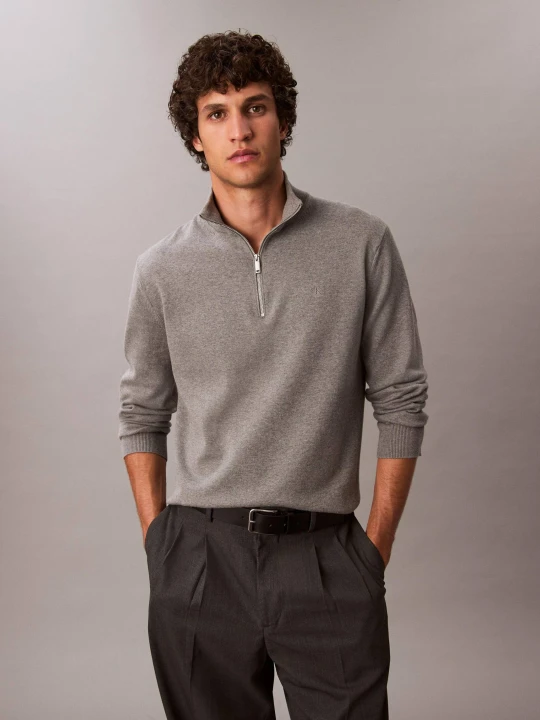 Zdjęcie produktu Calvin Klein Sweter | Regular Fit szary