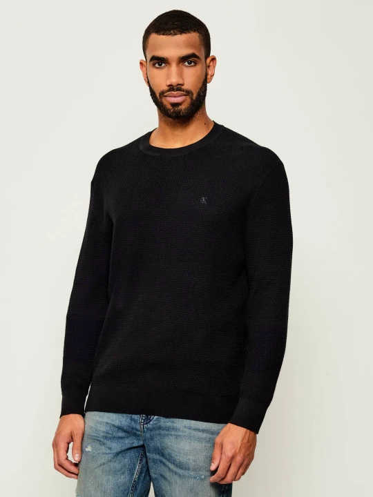 Zdjęcie produktu Calvin Klein Sweter | Regular Fit czarny