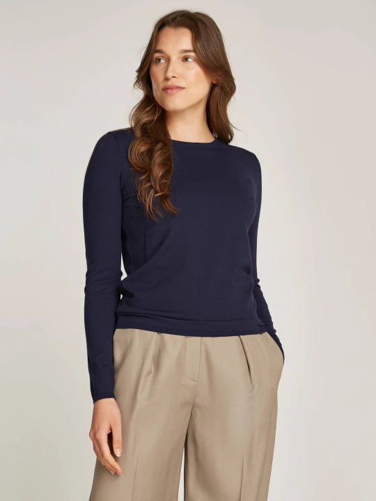 Zdjęcie produktu Calvin Klein Sweter | Regular Fit granatowy