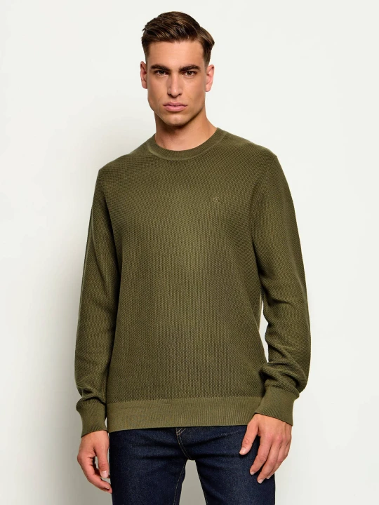 Zdjęcie produktu Calvin Klein Sweter | Regular Fit oliwkowy