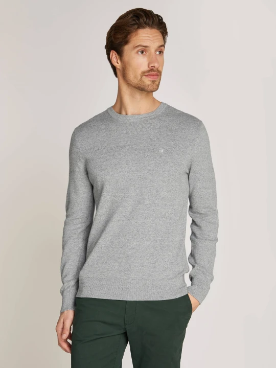 Zdjęcie produktu Calvin Klein Sweter | Slim Fit szary