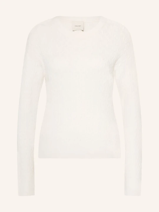 Zdjęcie produktu Calvin Klein Sweter weiss BIAŁY