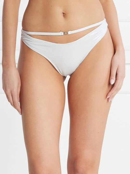 Zdjęcie produktu Calvin Klein Swimwear Dół od bikini srebrny