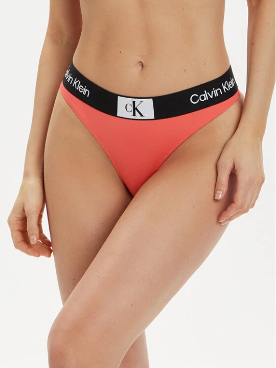 Zdjęcie produktu Calvin Klein Swimwear Dół od bikini KW0KW02352 Koralowy