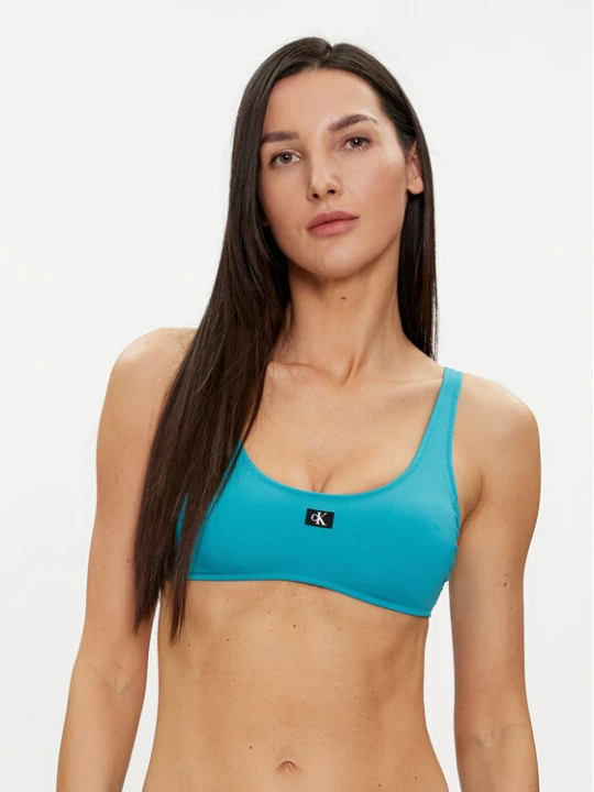 Zdjęcie produktu Calvin Klein Swimwear Góra od bikini KW0KW02344 Turkusowy