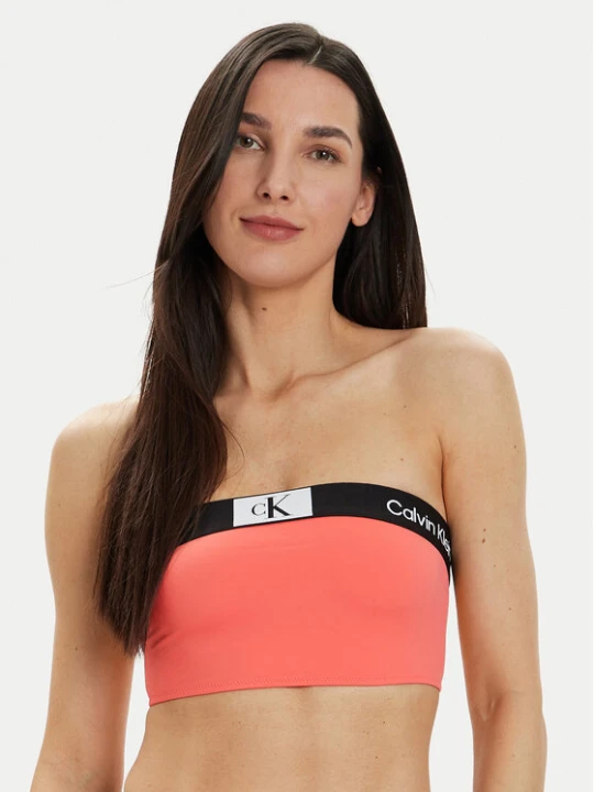 Zdjęcie produktu Calvin Klein Swimwear Góra od bikini KW0KW02355 Koralowy