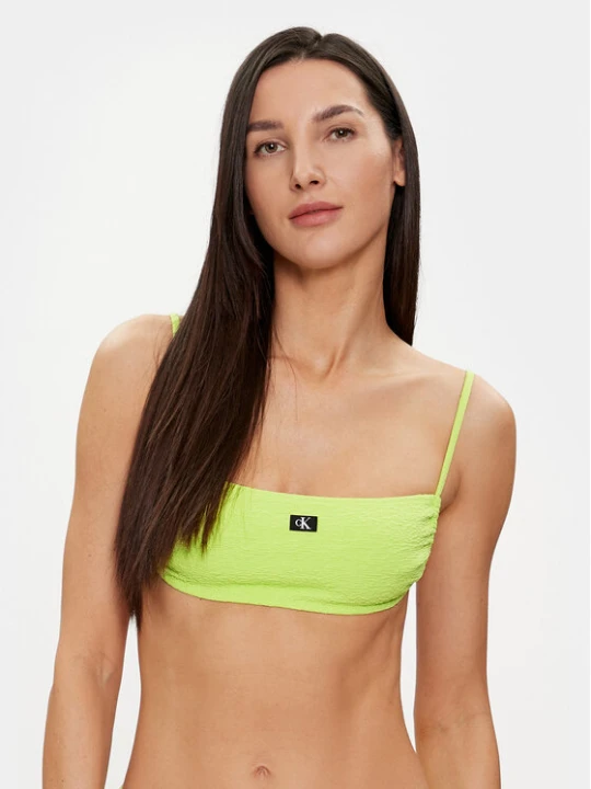 Zdjęcie produktu Calvin Klein Swimwear Góra od bikini KW0KW02395 Zielony