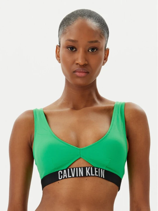 Zdjęcie produktu Calvin Klein Swimwear Góra od bikini KW0KW02745 Zielony
