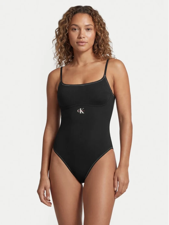 Zdjęcie produktu Calvin Klein Swimwear Strój kąpielowy LV00Q61217 Czarny