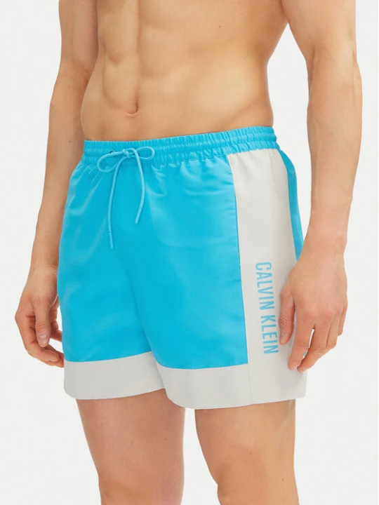 Zdjęcie produktu Calvin Klein Swimwear Szorty kąpielowe KM0KM01095 Niebieski Regular Fit